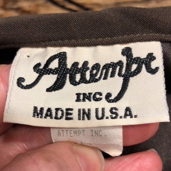 Vintage Attempt Inc. Army Green avant-garde vest - Picture 13 of 14